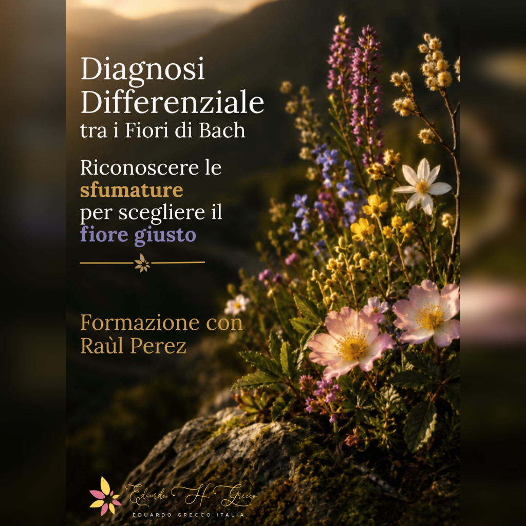 Diagnosi Differenziale tra i fiori di Bach formazione con Raùl Perez in partenza a novembre 2026 mobile