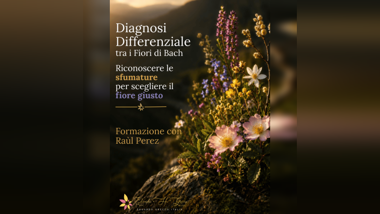 Diagnosi Differenziale tra i fiori di Bach formazione con Raùl Perez in partenza a novembre 2026